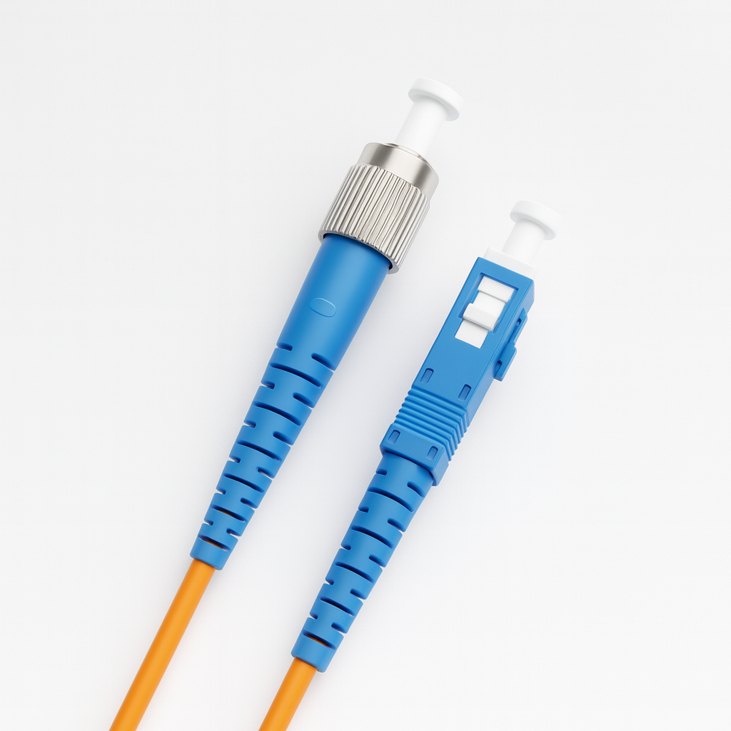 Fiber Optic Patch Cable Multimode SC/FC (1 meter) — Transceiver USA